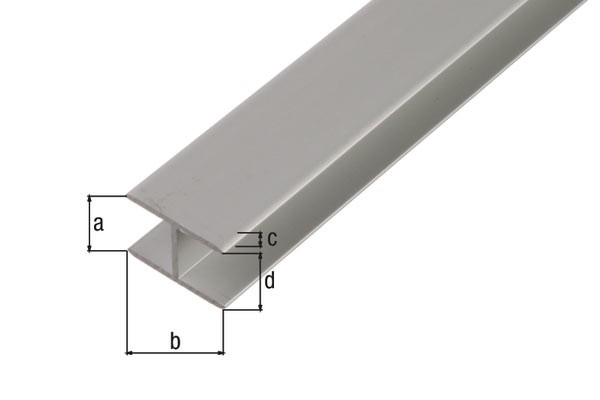 Selbstklemmend H Profil Aluminium Eloxiert Alu H Profil Als